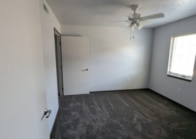 Fremont Northside Townhomes bedroom with storm shelter